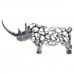 Декоративная фигурка Rhinoceros 23x6x10 см металлическая HP-7-23 Декоративная фигурка Rhinoceros 23x6x10 см металлическая HP-7-23