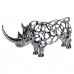 Декоративная фигурка Rhinoceros 23x6x10 см металлическая HP-7-23