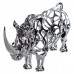 Декоративная фигурка Rhinoceros 23x6x10 см металлическая HP-7-23