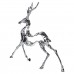 Декоративная фигурка Reindeer 30х8х29 см металлическая HP-7-9