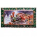 Блюдо сервировочное новогоднее для закусок из фарфора Santa 30.5×17.5×2.5 (см) HP-SDHK-22 Блюдо сервировочное новогоднее для закусок из фарфора Santa 30.5×17.5×2.5 (см) HP-SDHK-22