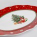 Блюдо сервировочное Christmas фигурное фарфоровое 30,5 см Yiwu HP-SDHK-41
