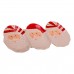 Блюдо сервировочное новогоднее для закусок Santa Claus 33.5×12.5 (см) из фарфора CR-1-33