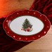 Блюдо сервировочное Christmas фигурное фарфоровое 30,5 см Yiwu HP-SDHK-41