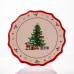Тортовница фарфоровая на ножке New Year Ø21 (см) CR-1-6