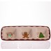 Менажница фарфоровая Merry Christmas на 3 секции 30×11×2.5 (см) прямоугольная CR-1-41