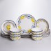 Столовый сервиз на 6 персон фарфоровый Positano 24 предмета Yiwu HP-7-714N