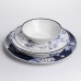 Столовый сервиз на 6 персон фарфоровый Blossom Blue 24 предмети Yiwu HP-7-713N