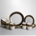 Столовый сервиз на 4 персоны фарфоровый Meander Yiwu WZW-16