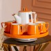 Чайный сервиз на 6 персон керамической подставкой Orange HP-15-27