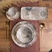 Столовый сервиз фарфоровый «Калейдоскоп» 32 предмета на 6 персон Yiwu YS02-008
