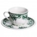 Столовый набор посуды 32 предмета на 6 персон Vintage Elegant фарфоровый Черный YY78-7A