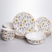 Столовый сервиз на 6 персон фарфоровый Buttercups 24 предмети Yiwu HP-7-715 Столовый сервиз на 6 персон фарфоровый Buttercups 24 предмети Yiwu HP-7-715