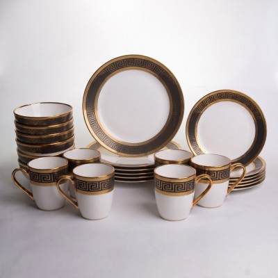 Столовый сервиз на 6 персон фарфоровый Meander Yiwu WZW-24