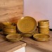 Столовый сервиз 24 предмета набор столовой посуды из керамики на 6 персон Горчичный HP-31-2