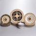 Столовый сервиз на 6 персон фарфоровый  24 предмети Yiwu HP-7-711