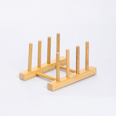 Подставка для тарелок и крышек деревянная на кухню 16×12.5×10 (см) HB-40-11