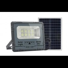 Уличный LED фонарь на солнечных батареях 31.6x27.8x7.5 см прожектор светодиодный уличный 270 LED 300 Вт с солнечной панелью