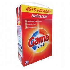 Стиральный порошок Gama Универсал, 3 кг, 50 стирок, для белого и цветного белья