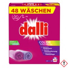 Стиральный порошок Dalli Color Waschmittel 3,12 кг 48 стирок – яркость и защита цветов вашего белья с долгосрочным эффектом свеж