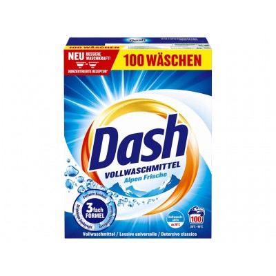 Порошок для стирки Dash Alpen Frische Universal 5 кг, универсальный стиральный порошок, 100 стирок