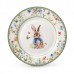 Набор обеденных тарелок пасхальных Garden Rabbits фарфоровые 25 см HP-7323-5