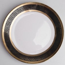 Тарелка десертная фарфоровая Meander 20 см Yiwu WZJ-8P