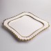 Тарелка сервировочная фарфоровая Aurelia 20*20 см Yiwu AP-2