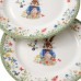 Набор обеденных тарелок пасхальных Garden Rabbits фарфоровые 25 см HP-7323-5
