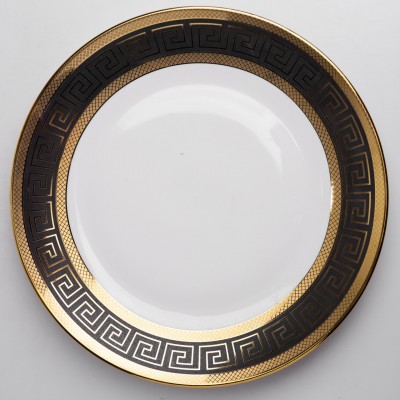 Тарелка сервировочная фарфоровая Meander 27 см Yiwu WZJ-105P