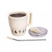 Термокружка Coffee & Tea с трубочкой бежевая HP-14-23BE