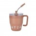 Термокружка Coffee & Tea с трубочкой коричневая HP-14-23BR Термокружка Coffee & Tea с трубочкой коричневая HP-14-23BR