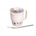 Термокружка Coffee & Tea с трубочкой бежевая HP-14-23BE