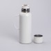 Термос Vacuum с датчиком температуры на 820 мл белый HP-14-55W