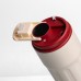 Термочашка Coffee 400 мл с ремешком и датчиком температуры, красный Yiwu HP-GM-5