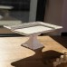 Тортовница на ножке White Square 25.5*25.5 см фарфоровая квадратная Yiwu 120-YH-HG062