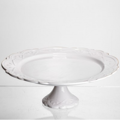 Тортовница фарфоровая Pearl 30,5 см Yiwu 120-YH-HG043