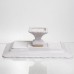 Тортовница на ножке White Square 25.5*25.5 см фарфоровая квадратная Yiwu 120-YH-HG062