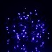 Новогодняя гирлянда уличная Бахрома 6 м 105 LED черный провод Синий 6МBBL