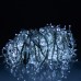 Уличная гирлянда Бахрома 36 м 600 LED белый провод Белое сияние 36MWW