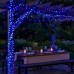 Новогодняя гирлянда уличная 30 м 300 LED с солнечной батареей черный провод Синий SB300L30MBBL