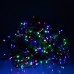 Новогодняя гирлянда уличная Бахрома 36 м 600 LED черный провод Мультиколор 36МBML