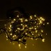 Уличная гирлянда бахрома 12 м 200 led черный провод черный провод Желтый 12MBY