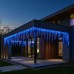 Уличная гирлянда Бахрома 25 м 405 LED гирлянда штора белый провод Синий 25MWBL