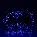 Новогодняя гирлянда уличная 100 м 1000 LED с солнечной батареей 8 режимов работы черный провод Синий SB1000L100MBBL
