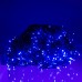 Уличная гирлянда Бахрома 25 м 405 LED черный провод Синий 25MBBL