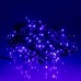 Уличная гирлянда бахрома 12 м 200 led черный провод Синий 12MBBL