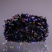 Новогодняя гирлянда уличная 100 м 1000 LED с солнечной батареей черный провод Мультиколор SB1000L100MBML