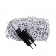 Гирлянда Нить уличная 30 м 300 LED белый провод Белый CF300L30MWW