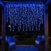Уличная гирлянда Бахрома 36 м 600 LED белый провод Синий 36MWBL